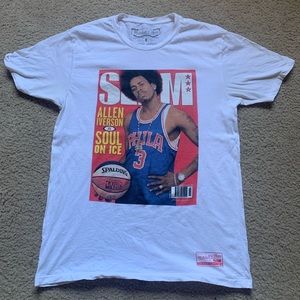 Mitchell & Ness Allen Iverson Slam Magazine T-shirt Philadelphia 76ers Sixers